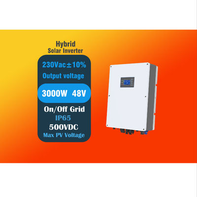 qualidade  Single Phase 3KW On Off Grid Hybrid Solar Inverter fábrica