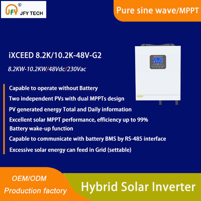Inversor solar híbrido com MPPT duplo e saída de 10,2KW 230Vac